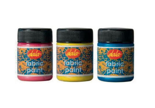Fabric Paint- 50ml, Metallic Colours