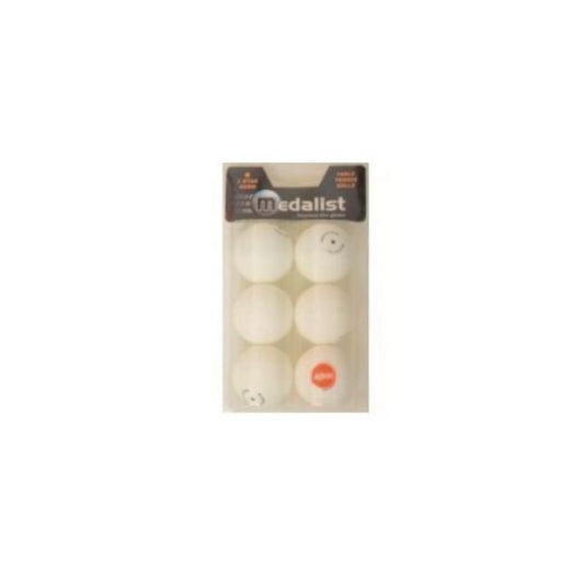 Table Tennis, White Balls- Set of 6